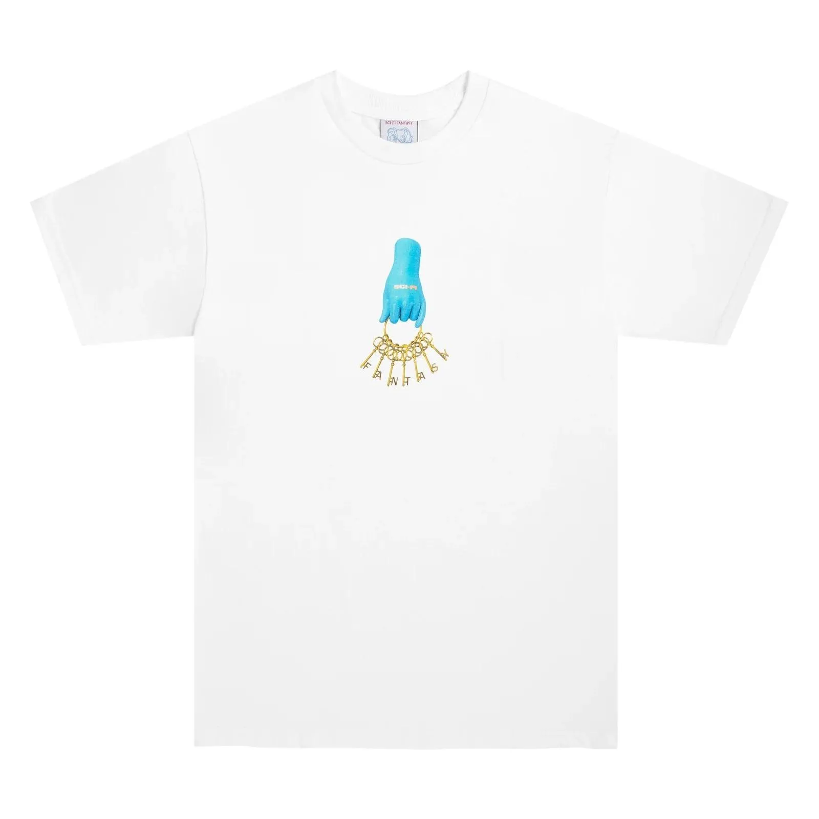 SCI-FI FANTASY Keys Tee White