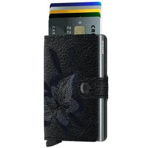 Secrid Miniwallet Stitch Magnolia - Black