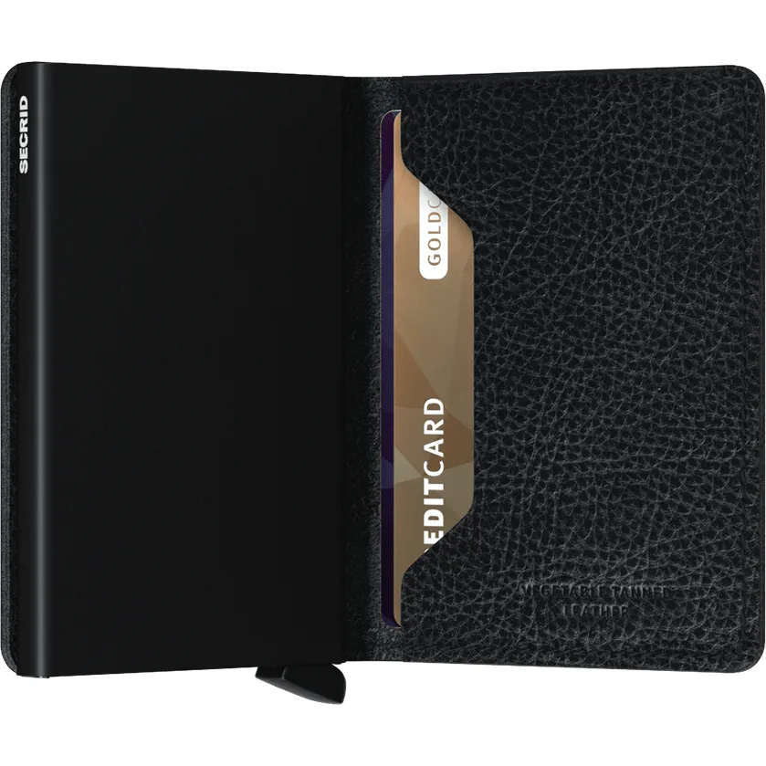Secrid Slimwallet Veg - Black-Black