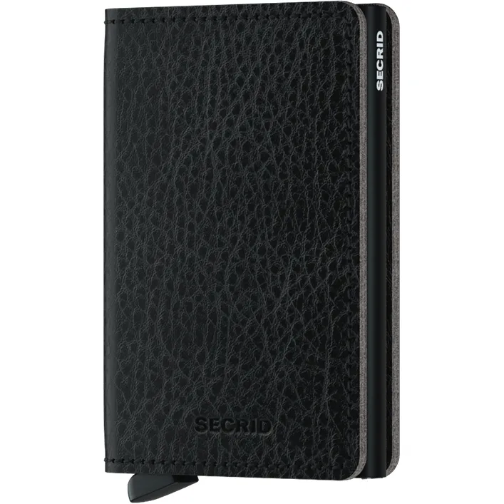 Secrid Slimwallet Veg - Black-Black
