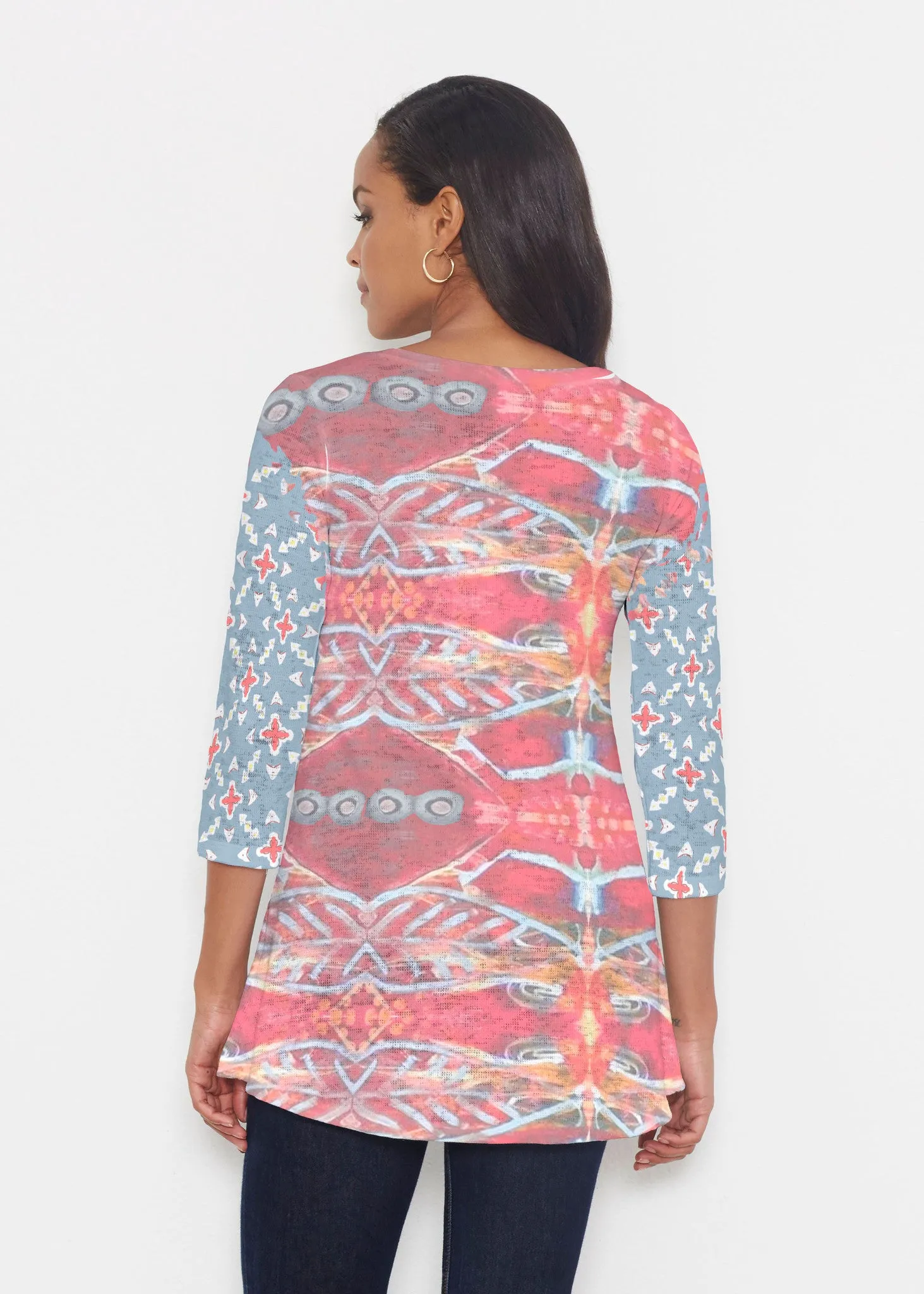 Sedona Sunset (2816) ~ Katherine Hi-Lo Thermal Tunic