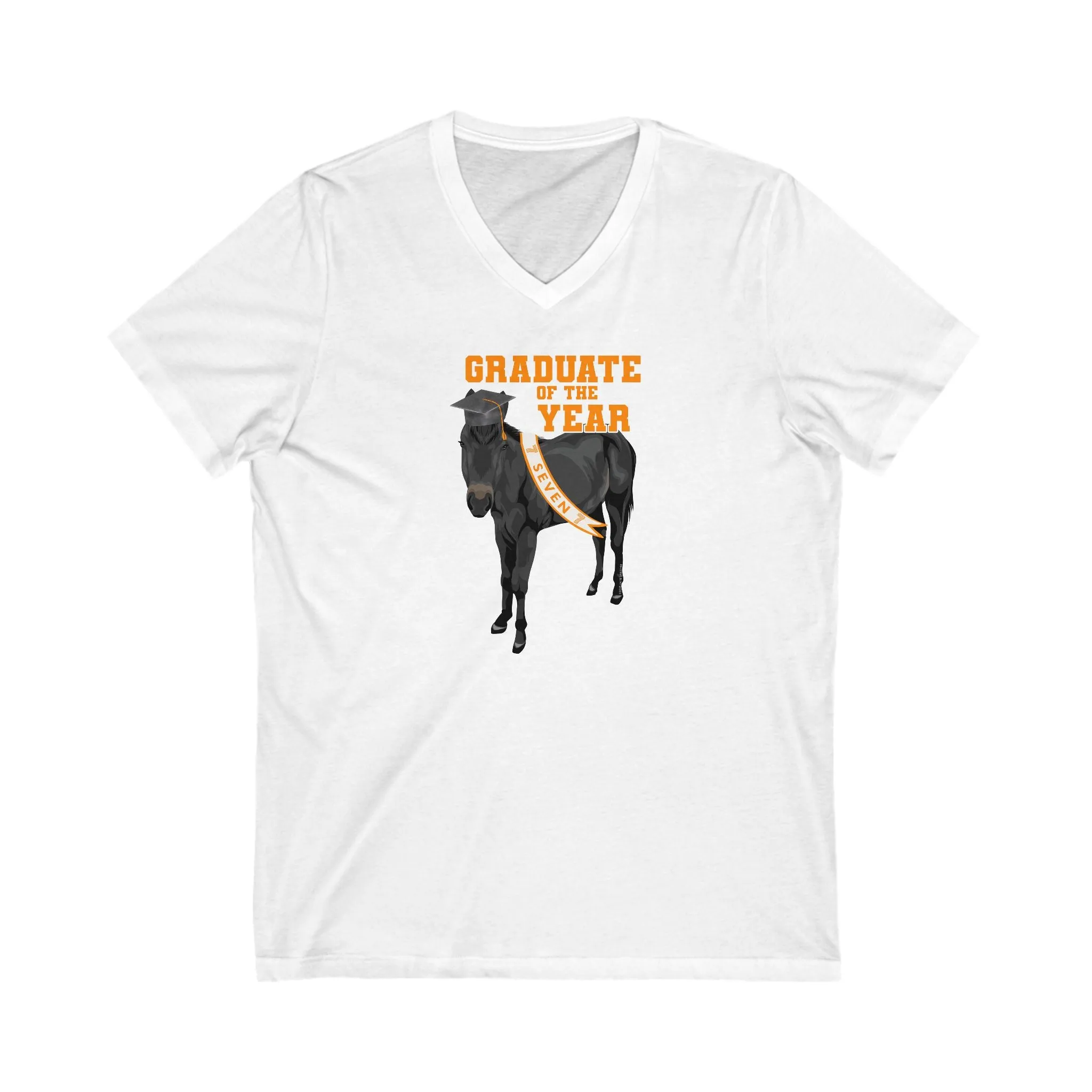 Seven Graduation V-Neck T-Shirt by Katie Van Slyke™
