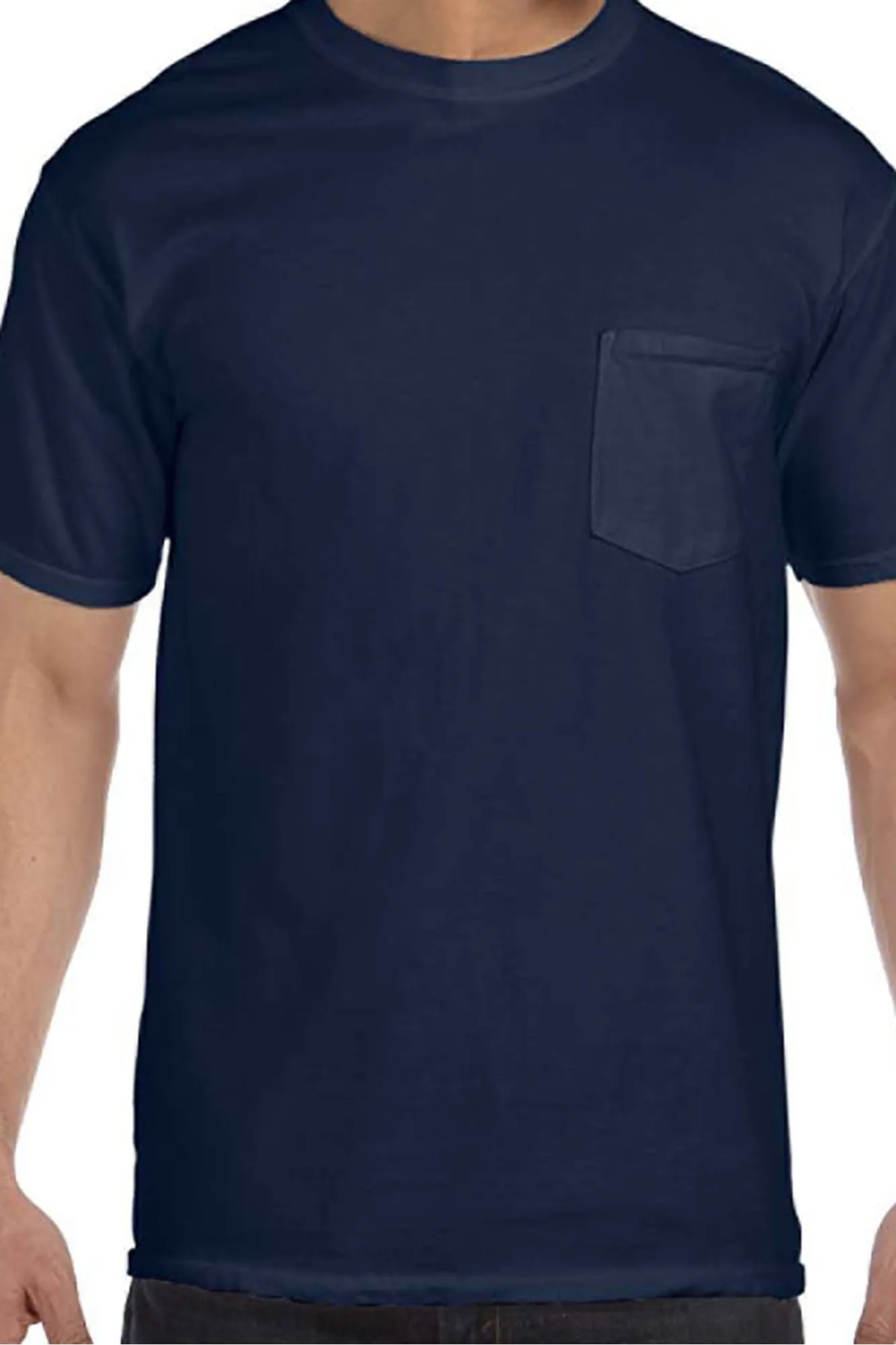 Shades of Blue Comfort Colors Adult Ring-Spun Cotton Pocket Tee *Personalize It