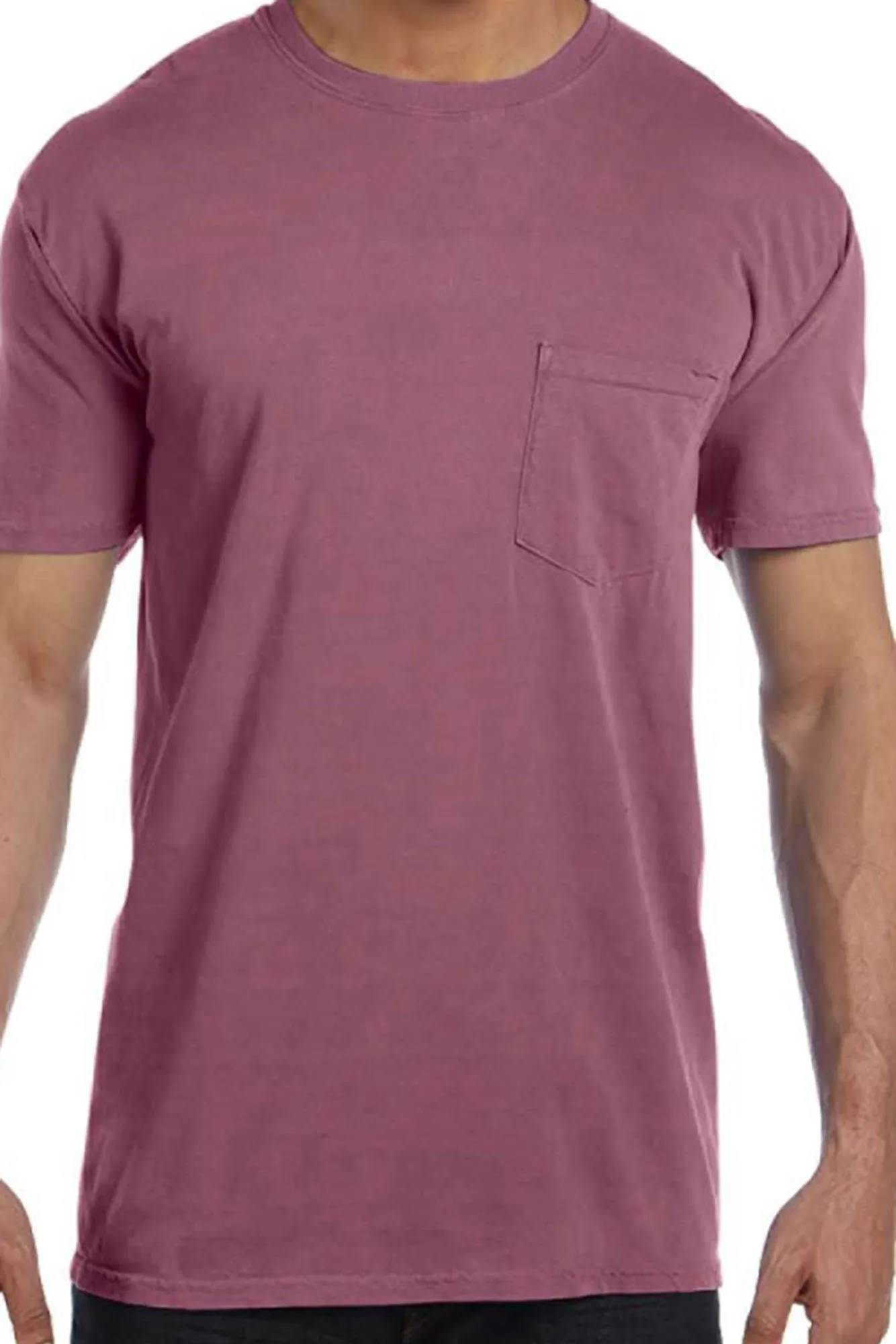 Shades of Pink/Purple Comfort Colors Adult Ring-Spun Cotton Pocket Tee *Personalize It