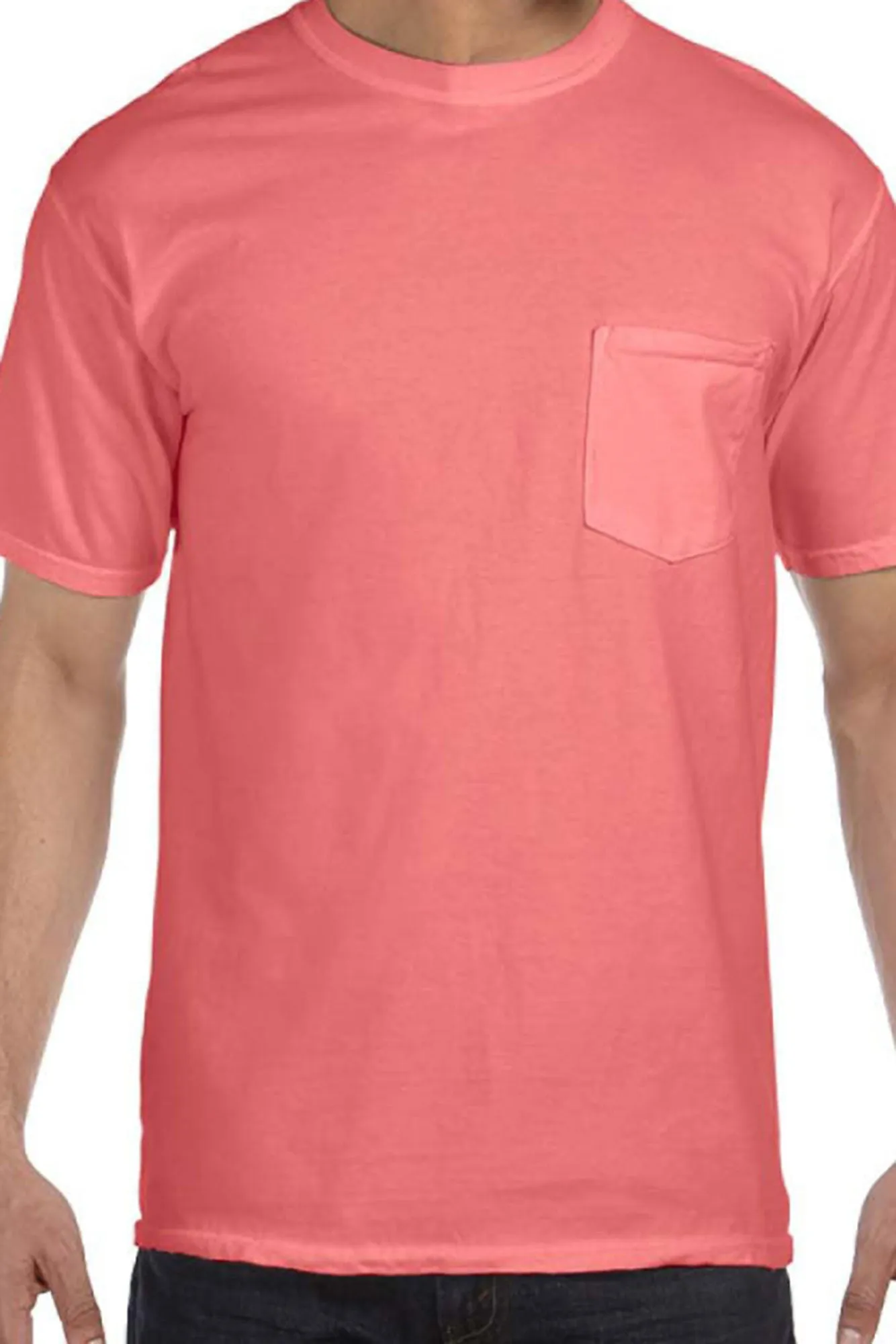 Shades of Pink/Purple Comfort Colors Adult Ring-Spun Cotton Pocket Tee *Personalize It