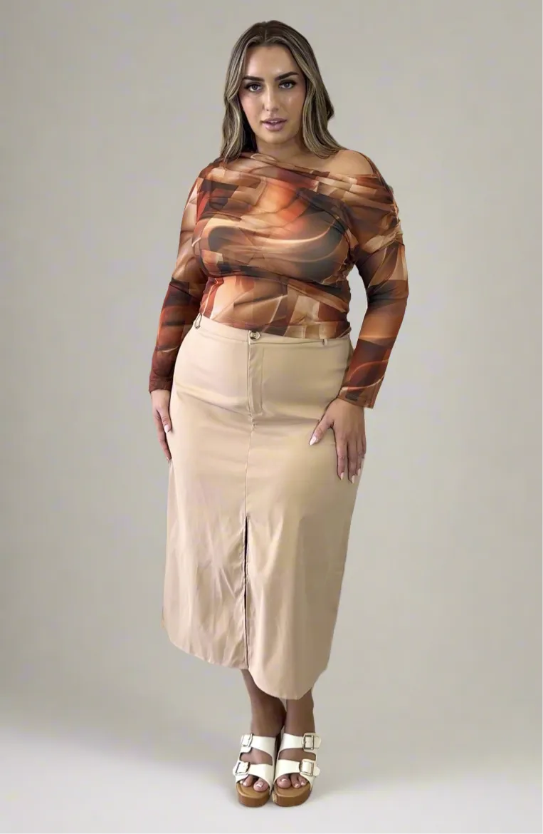 Sheer Off Shoulder Top