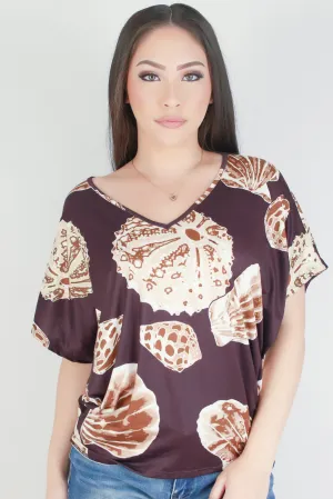 SHELL DOLMAN TOP