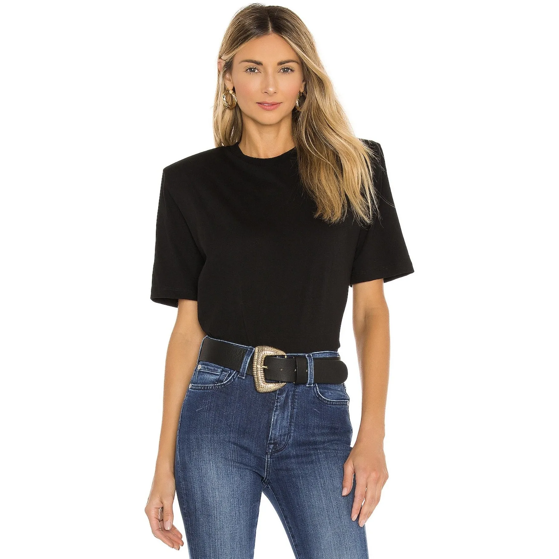 SHOULDER PAD TEE