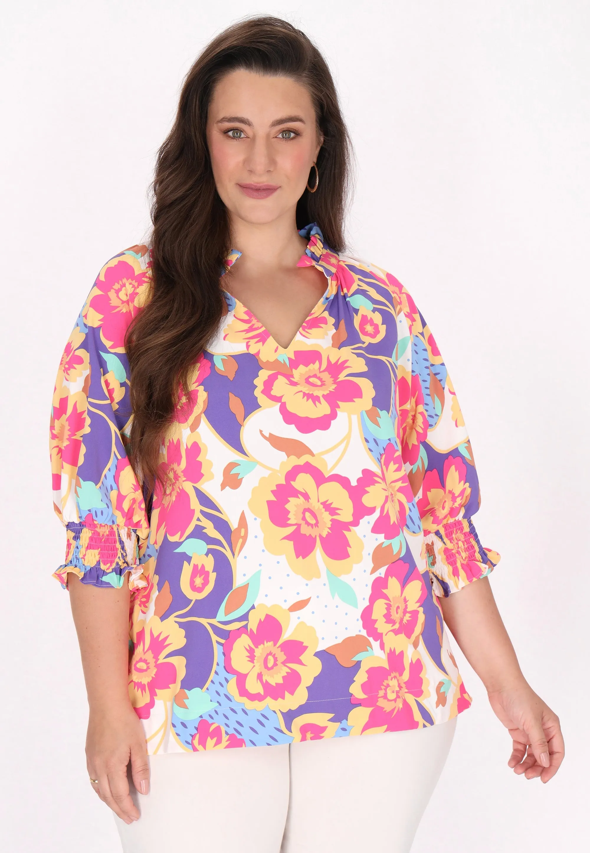 SIDONA Women's Plus Size Blouse