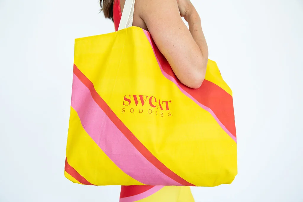 Signature Color Block Luxe Tote