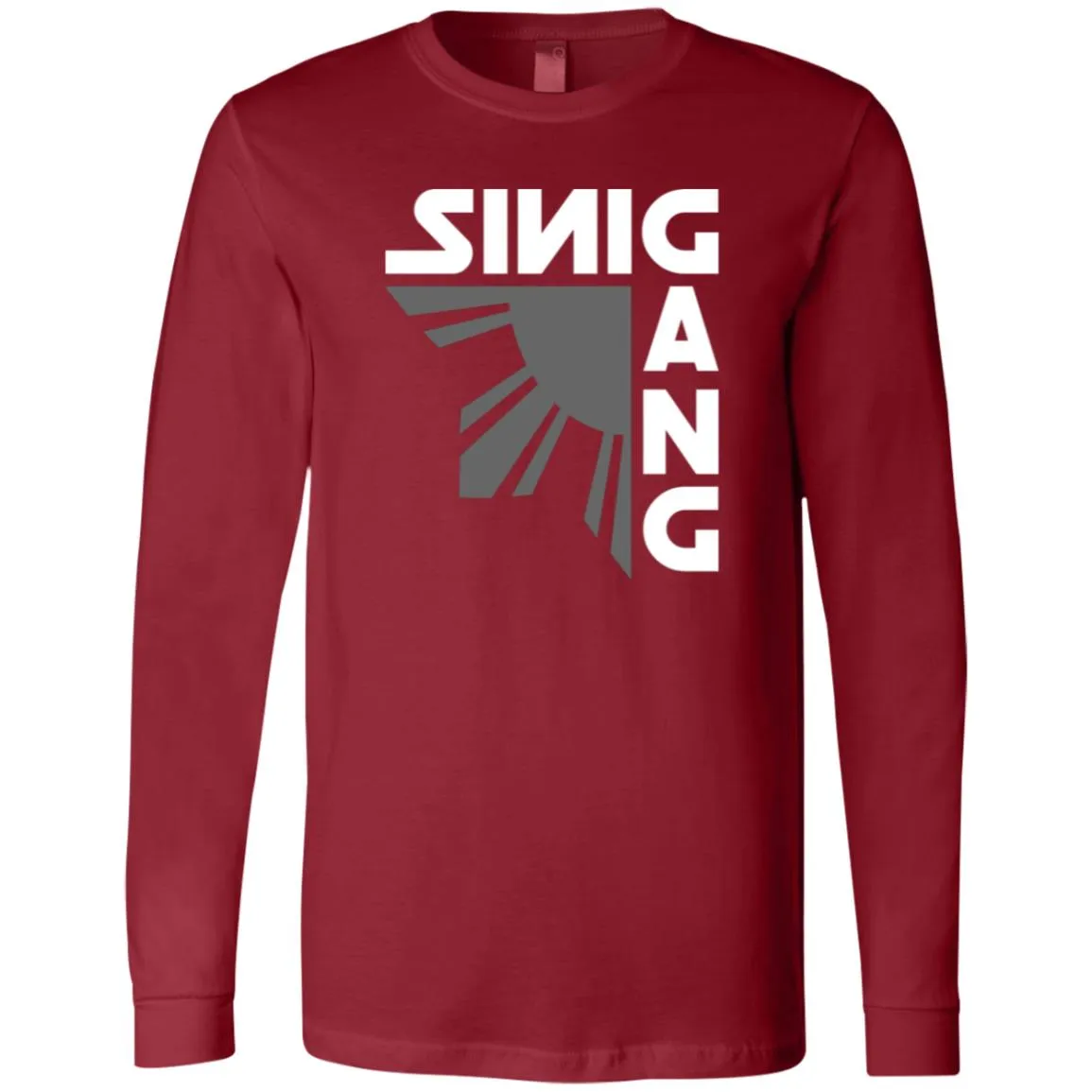 Sinigang Vertical Unisex Jersey Long Sleeve T-Shirt