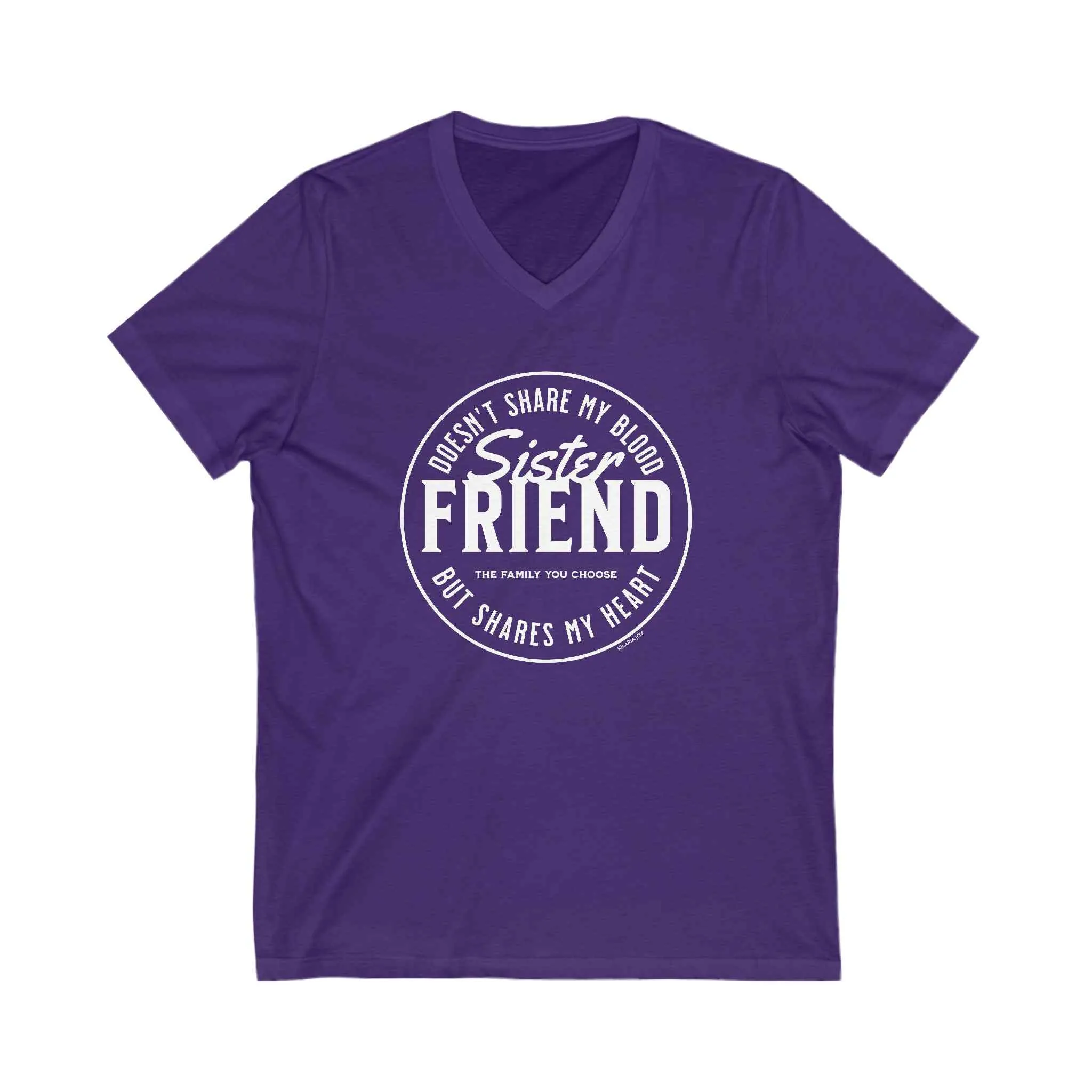 Sister Friend Shirt Women's Premium V-neck T-shirt