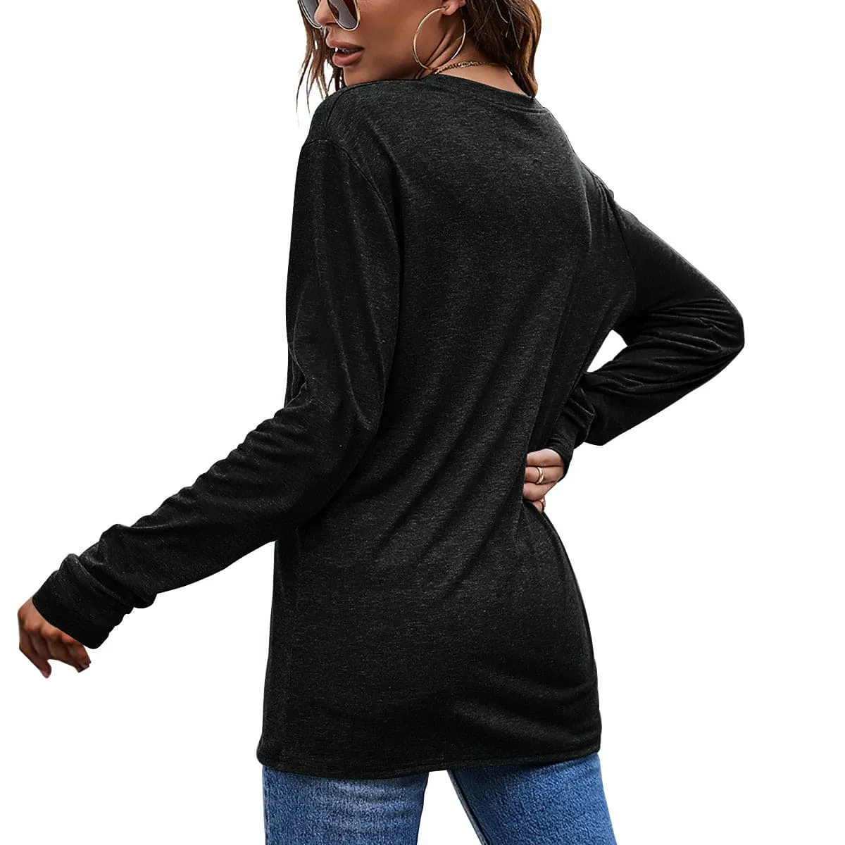 Skeleton Drinking Coffee Women's Long Sleeve T-Shirt