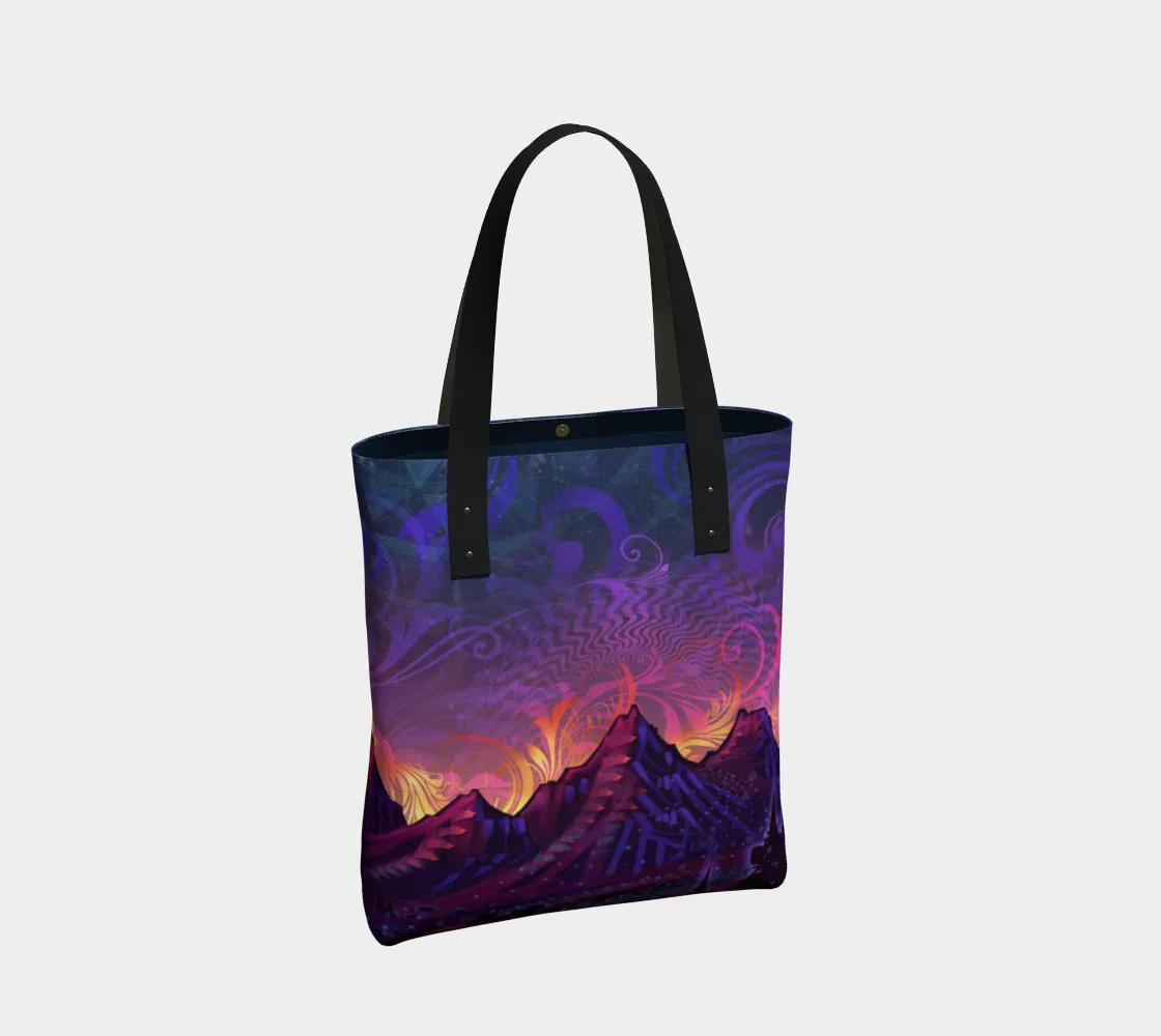 Sky Fire tote bag
