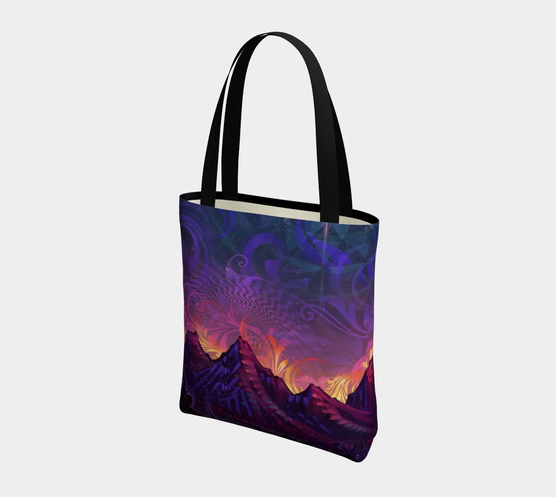 Sky Fire tote bag