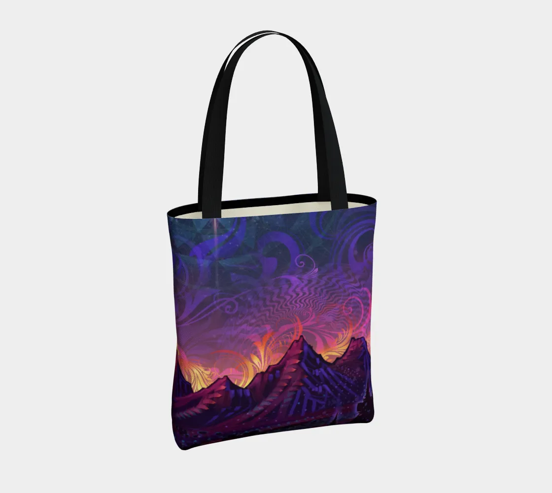 Sky Fire tote bag