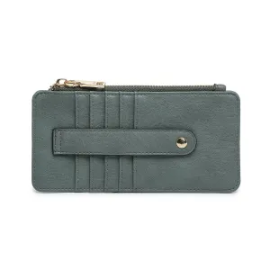 Slim Card Holder Wallet- Dk Teal