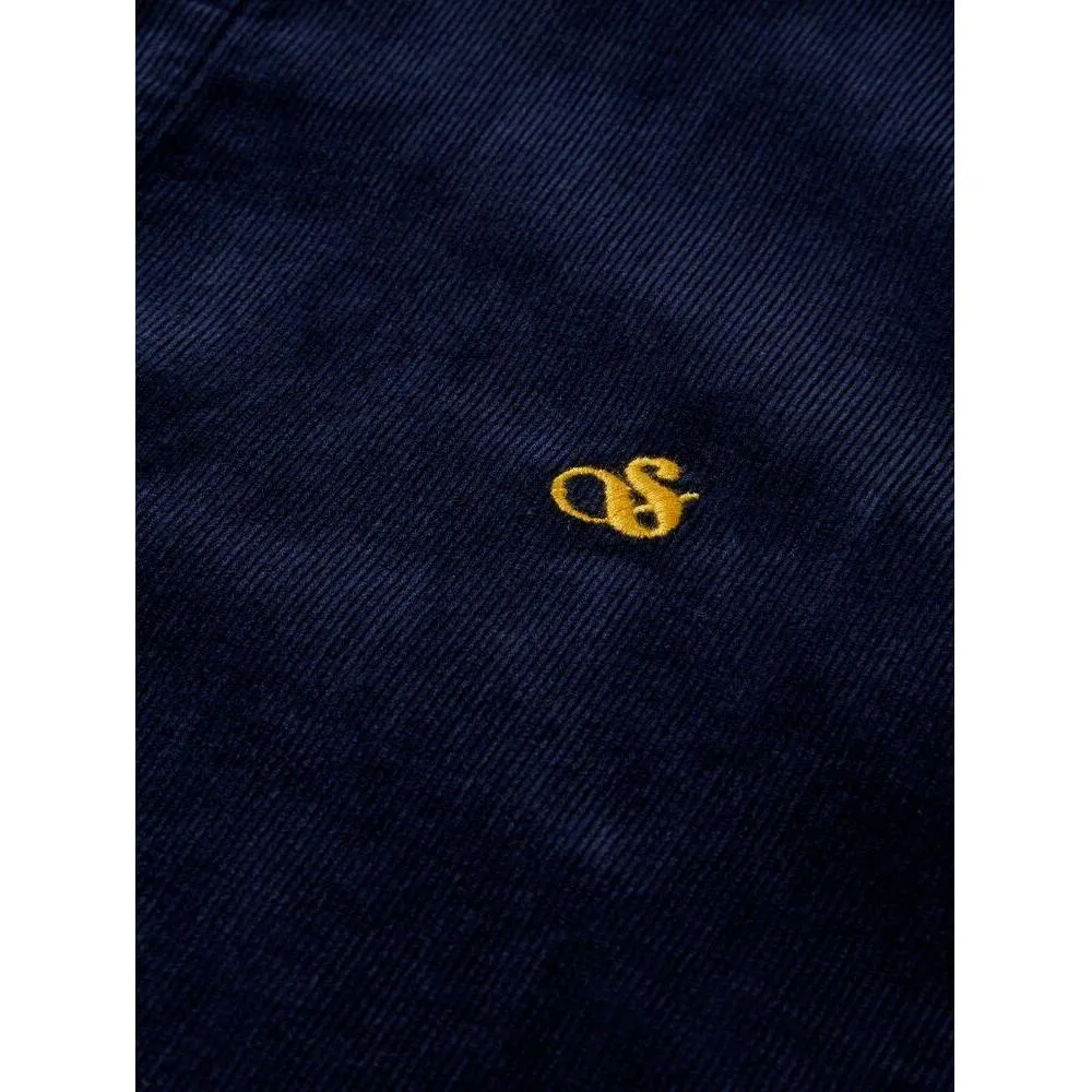 Slim-Fit Fine Corduroy Shirt - Night