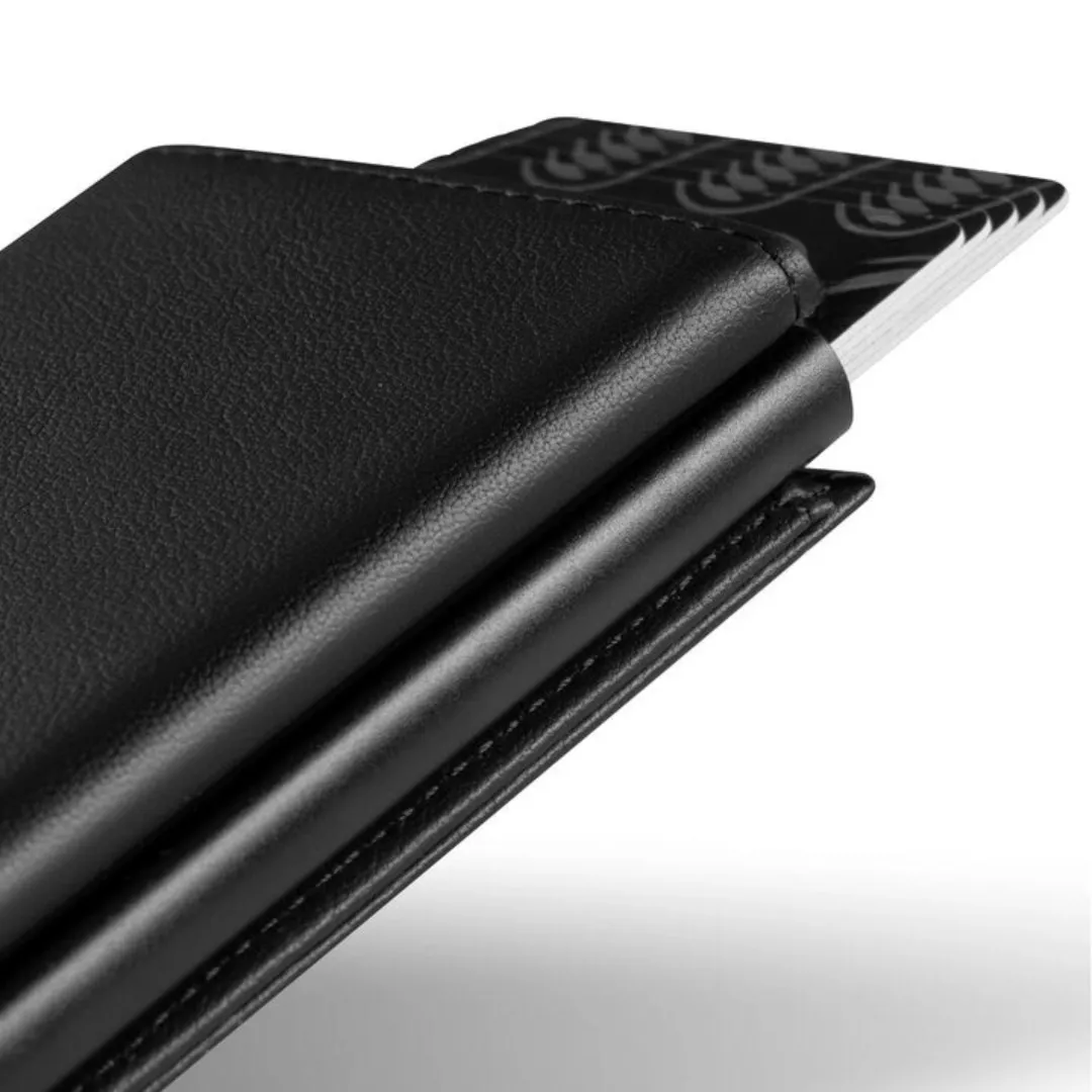 Slim RFID-Blocking Leather Wallet – Compact, Stylish, and Secure for Cards & Cash