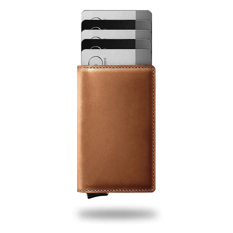 Slim RFID-Blocking Leather Wallet – Compact, Stylish, and Secure for Cards & Cash