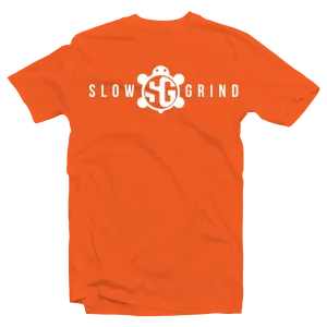 SlowGrind™️ Original Tee (Orange/ White)