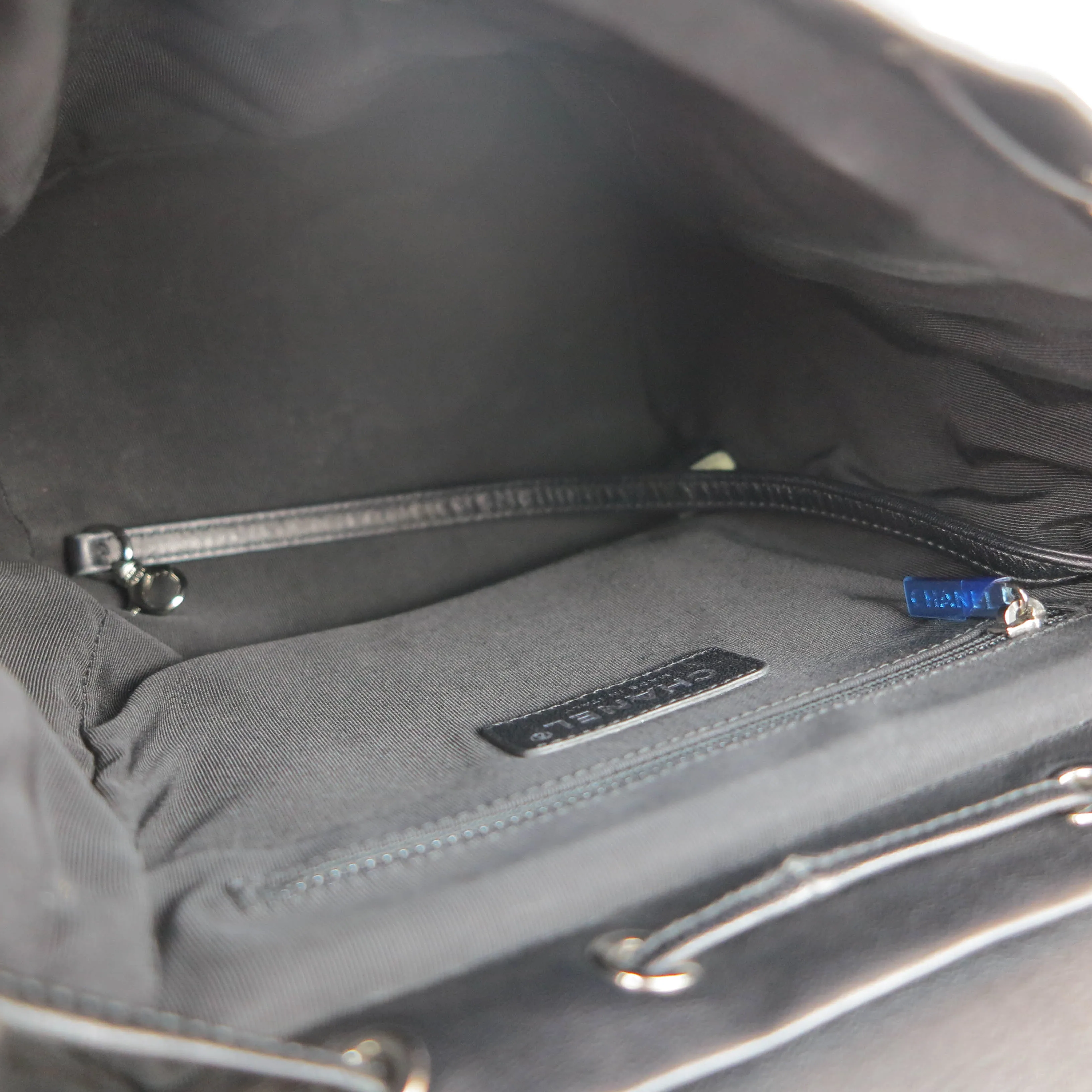 Small Cuba Urban Spirit Backpack in Black Lambskin