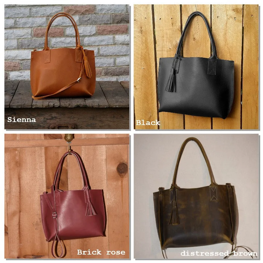 Small Everyday Leather Tote