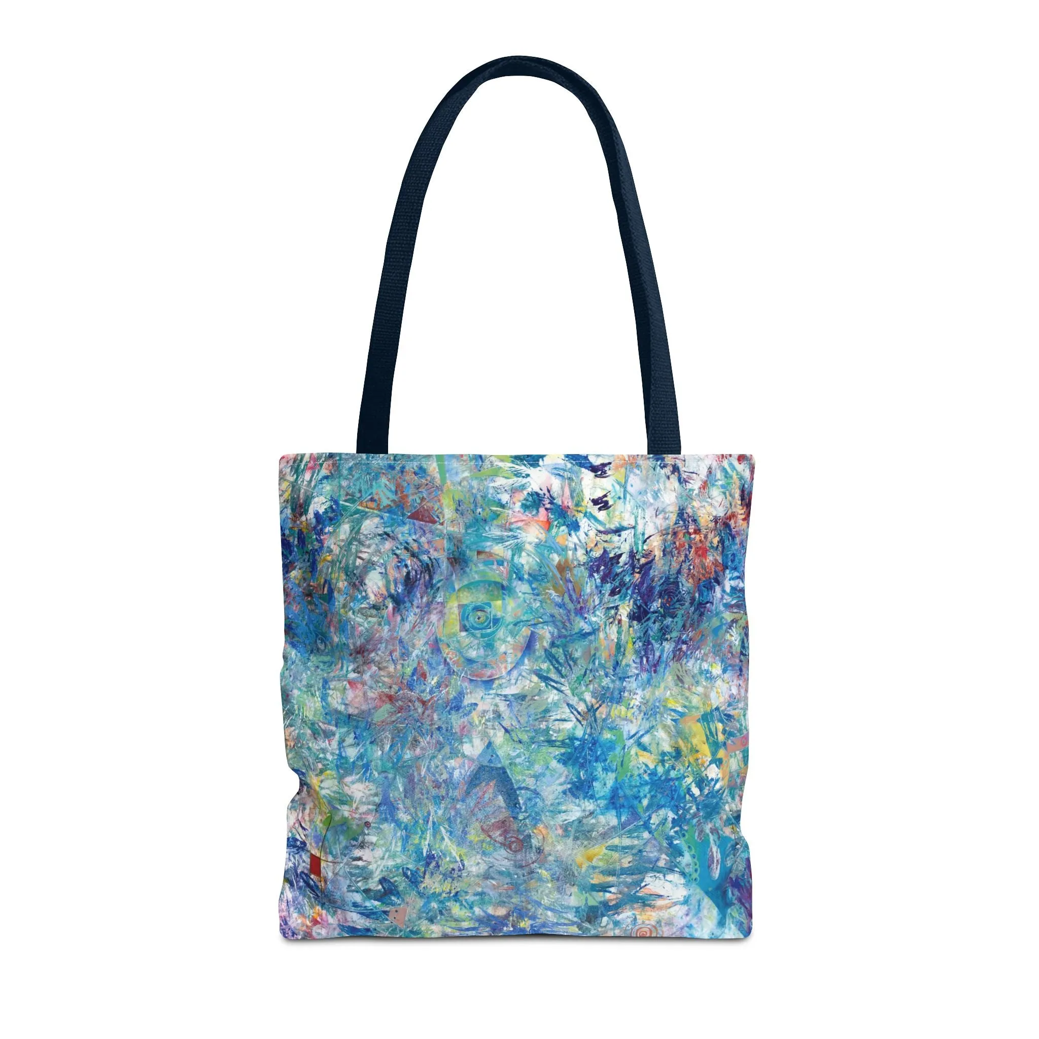 Spiritual Abstract Art Tote Bag Canvas Shopping Bag - Ascension - Leslie Karpinski