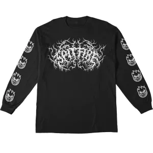 Spitfire Deathmask Sleeve Longsleeve T-Shirt Black
