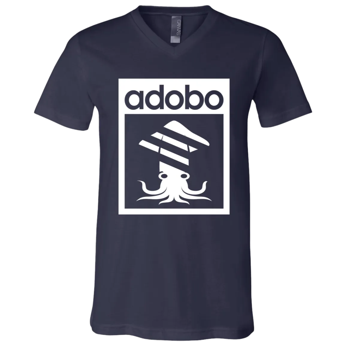 Squid Adobo Unisex Jersey V-Neck T-Shirt