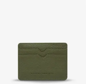 Status Anxiety II TOGETHER For Now Card Wallet  - khaki