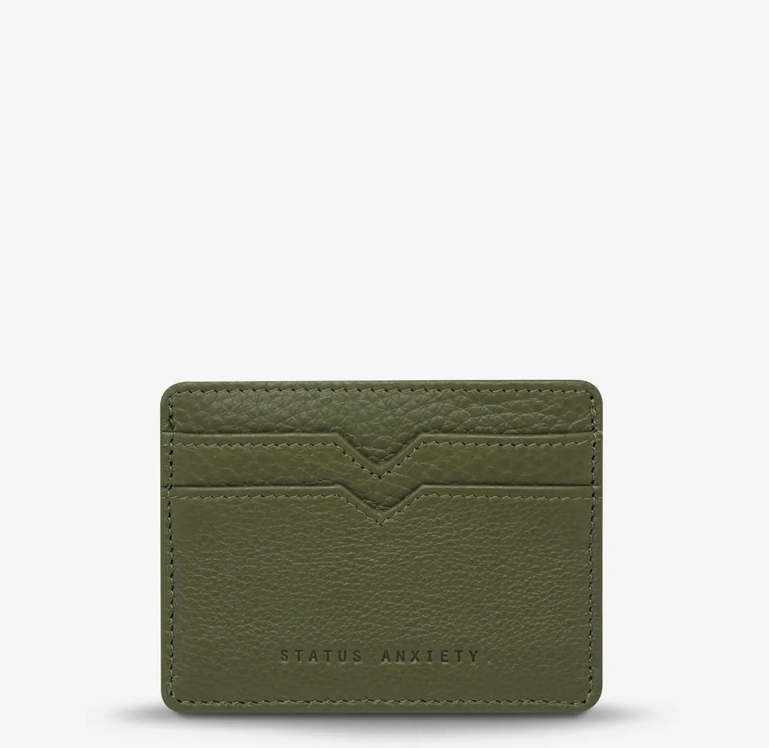 Status Anxiety II TOGETHER For Now Card Wallet  - khaki