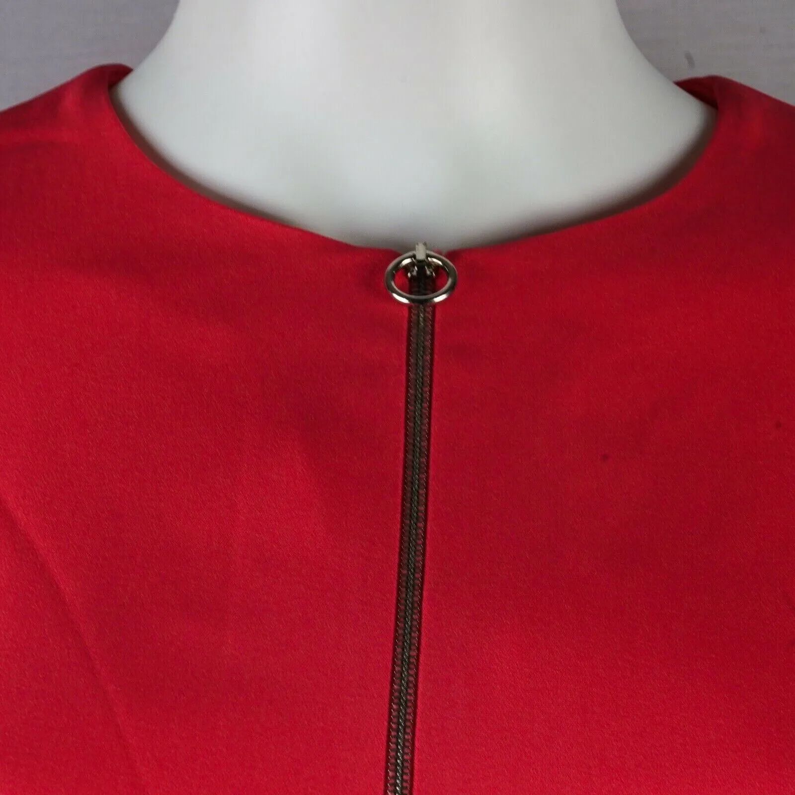 Stella McCartney Neon Peach Shirt Top Half Zip Long Sleeve Top Pre-Owned Used 36