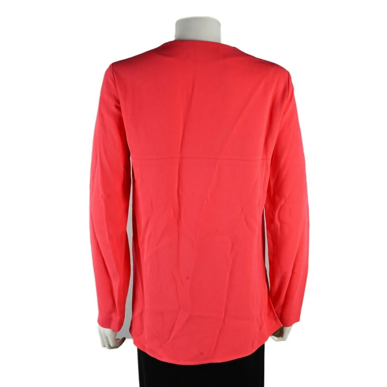 Stella McCartney Neon Peach Shirt Top Half Zip Long Sleeve Top Pre-Owned Used 36