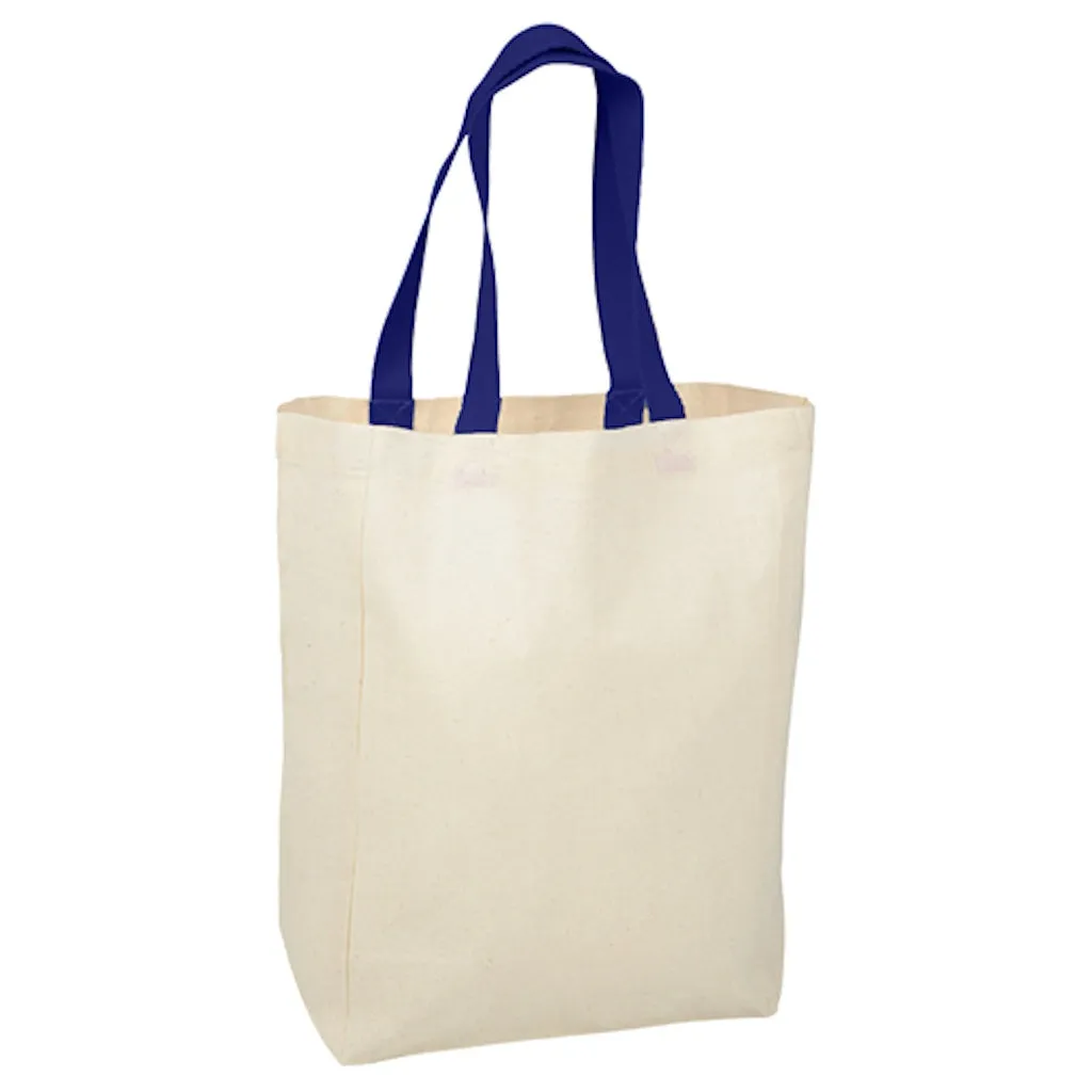 Stock Coloured Handle Calico Bag(SCB-15D)