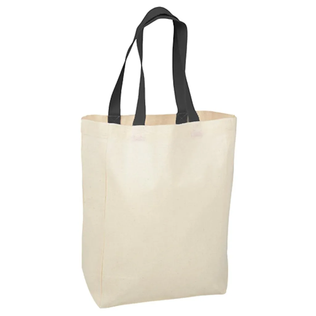 Stock Coloured Handle Calico Bag(SCB-15D)