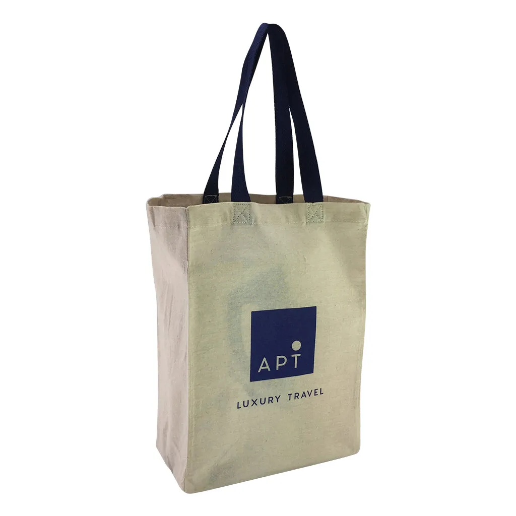 Stock Coloured Handle Calico Bag(SCB-15D)