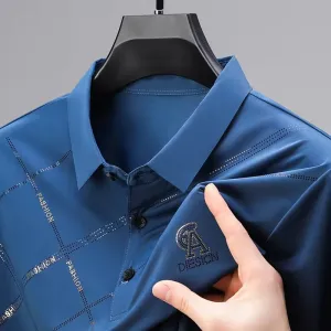 Stripe Designer Long T-Shirt for Men