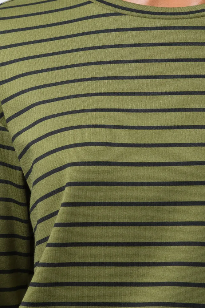 Stripe Top Green