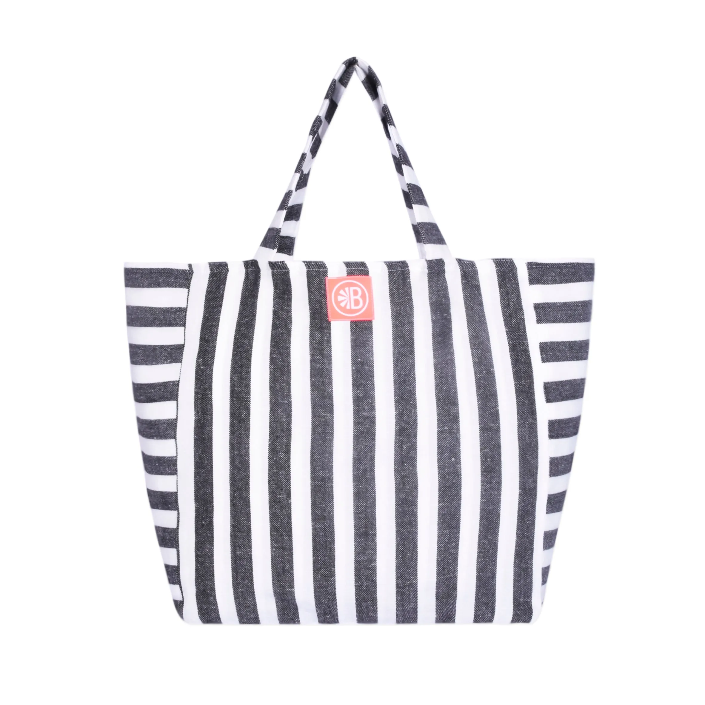 Striped Beach Bag