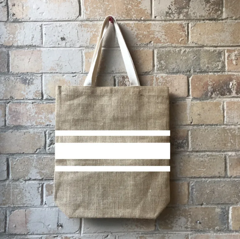 Striped for Success Tote French