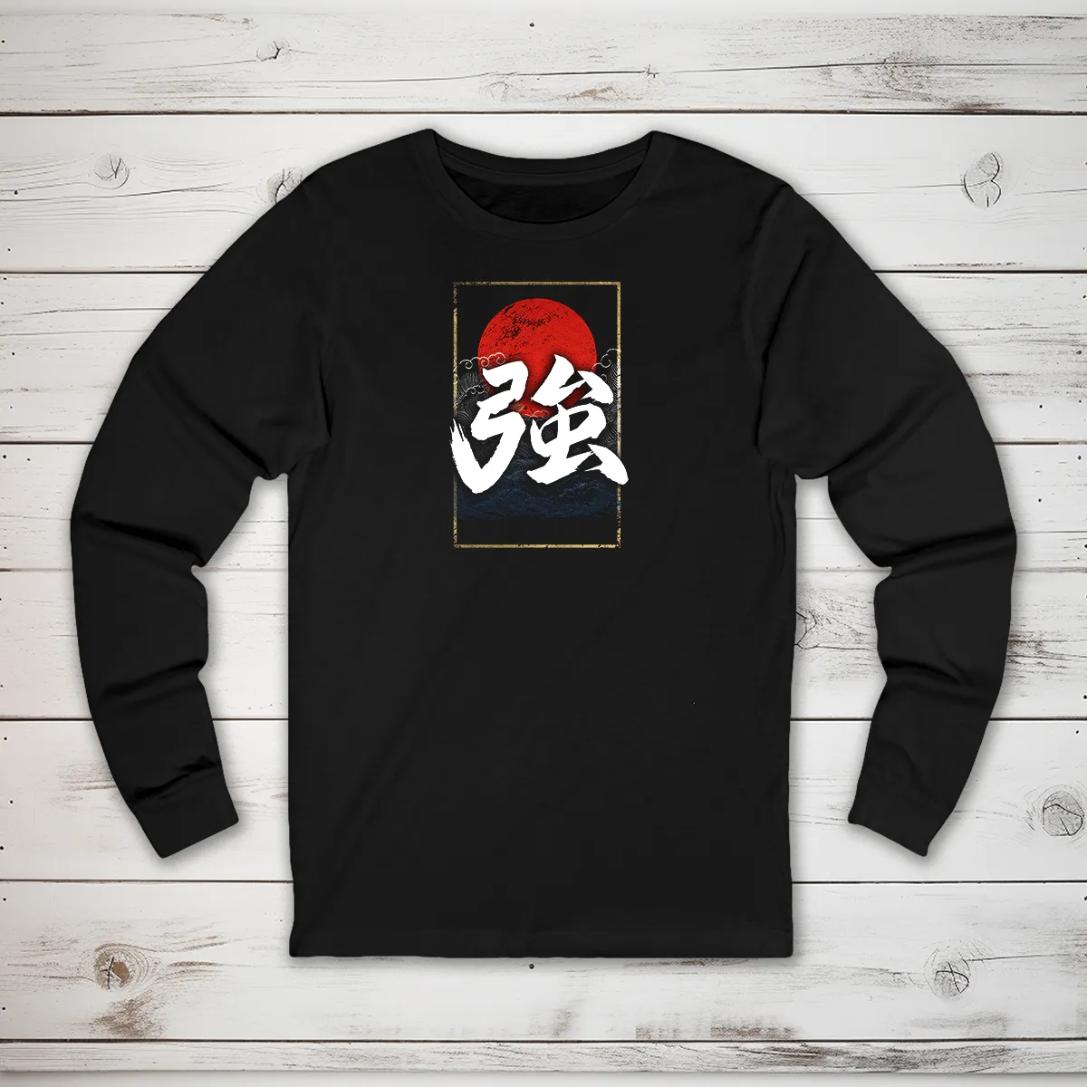 Strong Kanji Long Sleeve T-Shirt