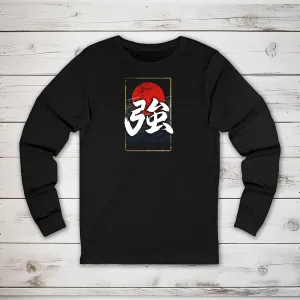 Strong Kanji Long Sleeve T-Shirt