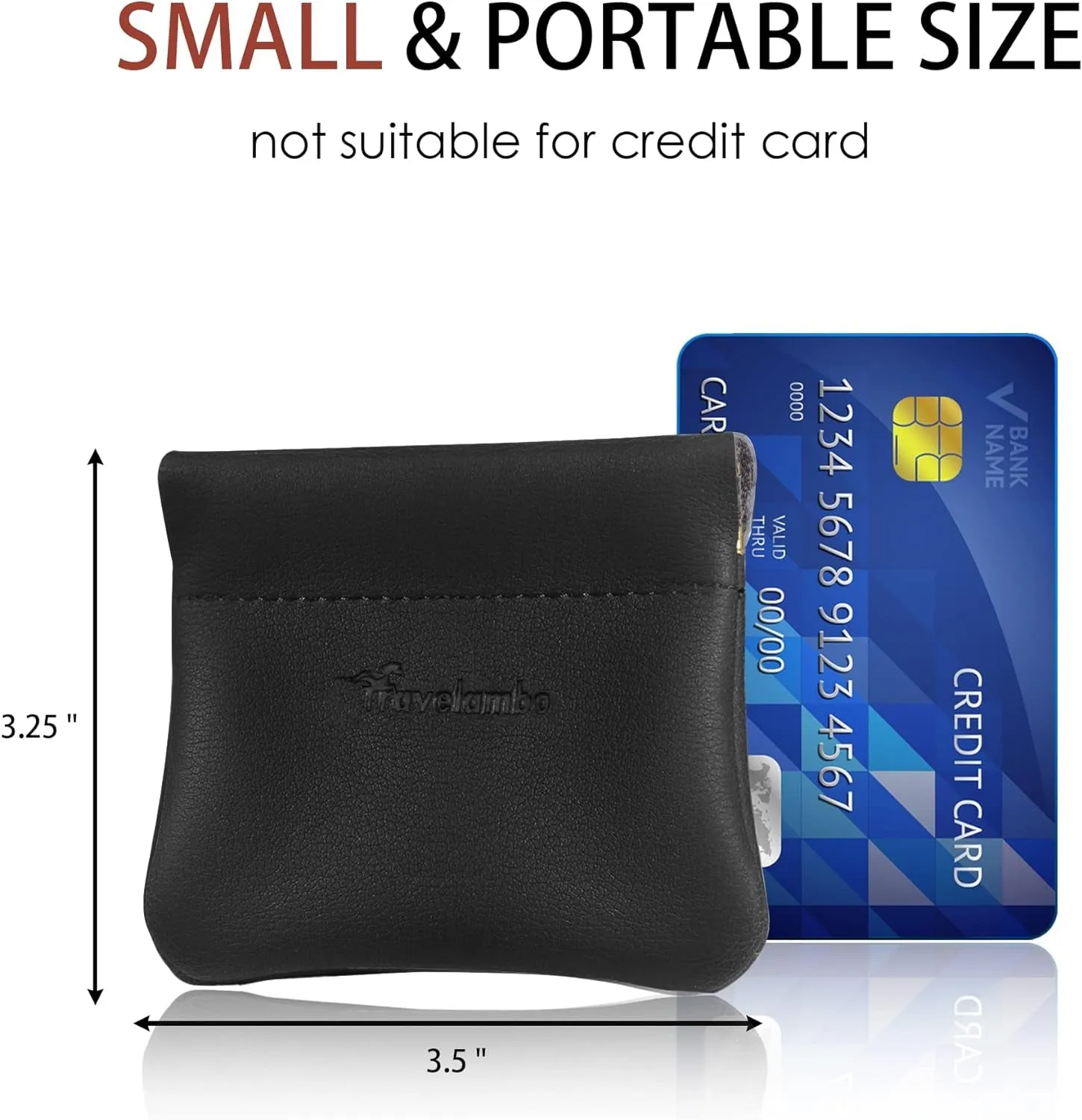 Strong spring Squeeze Coin Wallets For Men & Women
