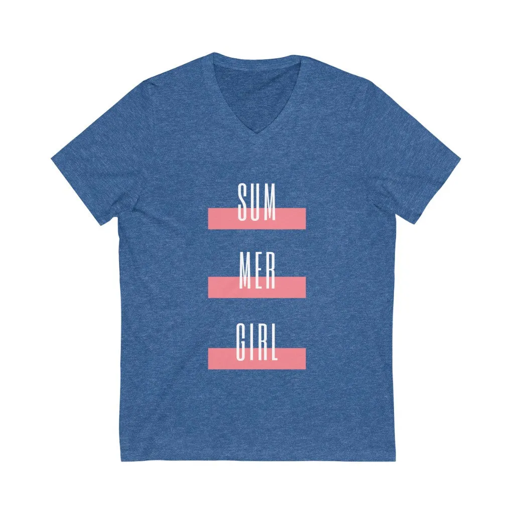 Summer Girl V-Neck Tee