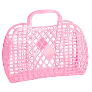Sun Jellies Large Retro Basket - Bubblegum