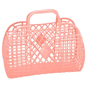 Sun Jellies Large Retro Basket - Peach