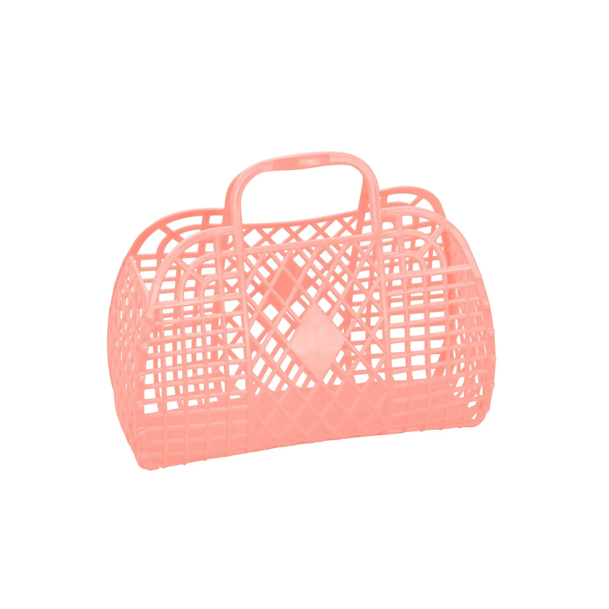 Sun Jellies Small Retro Basket - Peach