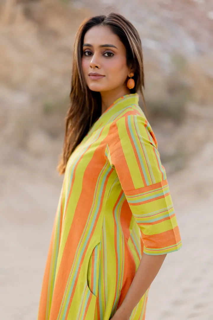 Sunset Stripes Kurta Set