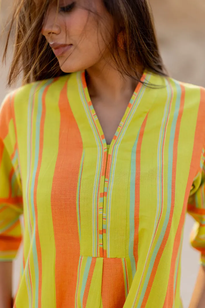Sunset Stripes Kurta Set